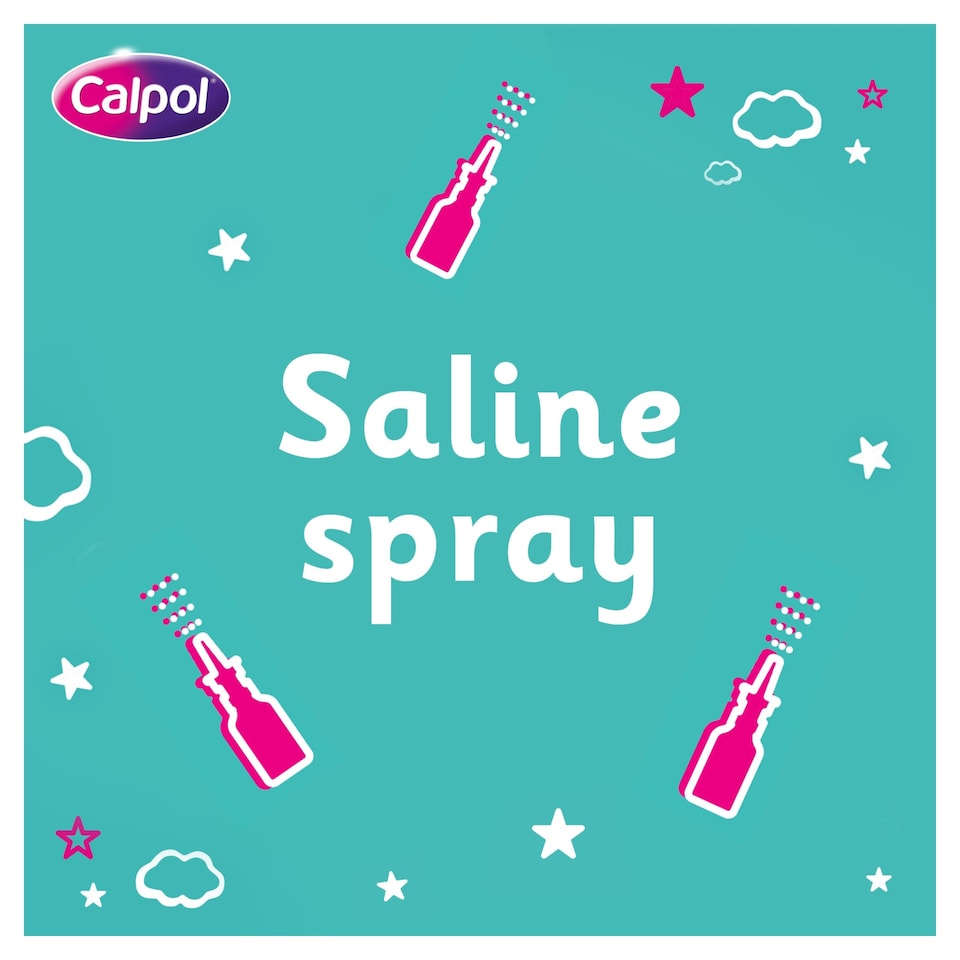 image 1 of Calpol Saline Nasal Spray Congestion Relief From Birth 15ml