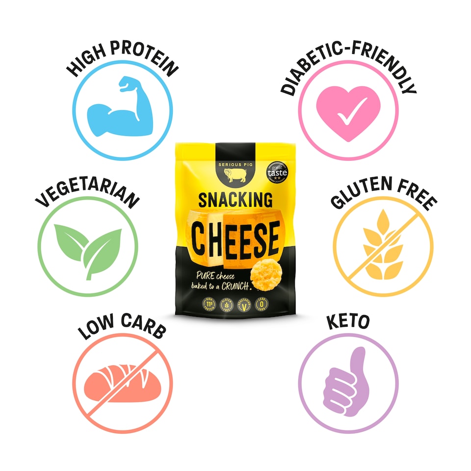 image 1 of Serious Pig Snacking Cheese, 24g