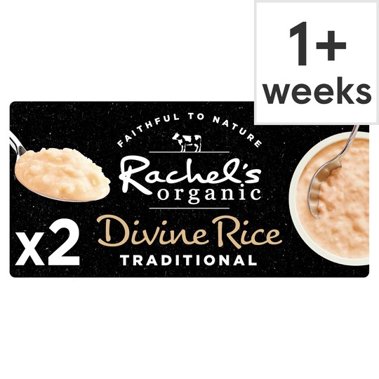 Rachel's Organic Divine Rice Twin Traditional 2X150g - Tesco Groceries