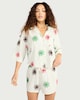 image 1 of F&F Sun Print Short Pyjama Set in Cream