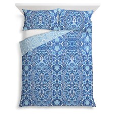 Tesco Marrakech Blue Damask Duvet Set Kingsize