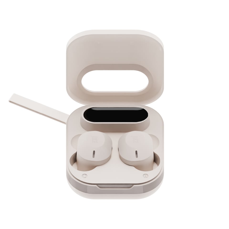 image 1 of juice True Wireless Ultra Clear Airphones Cream