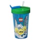 Obrázek 2 pro produkt Lego Iconic Boy Transparent Blue hrnek se slámkou 500 ml