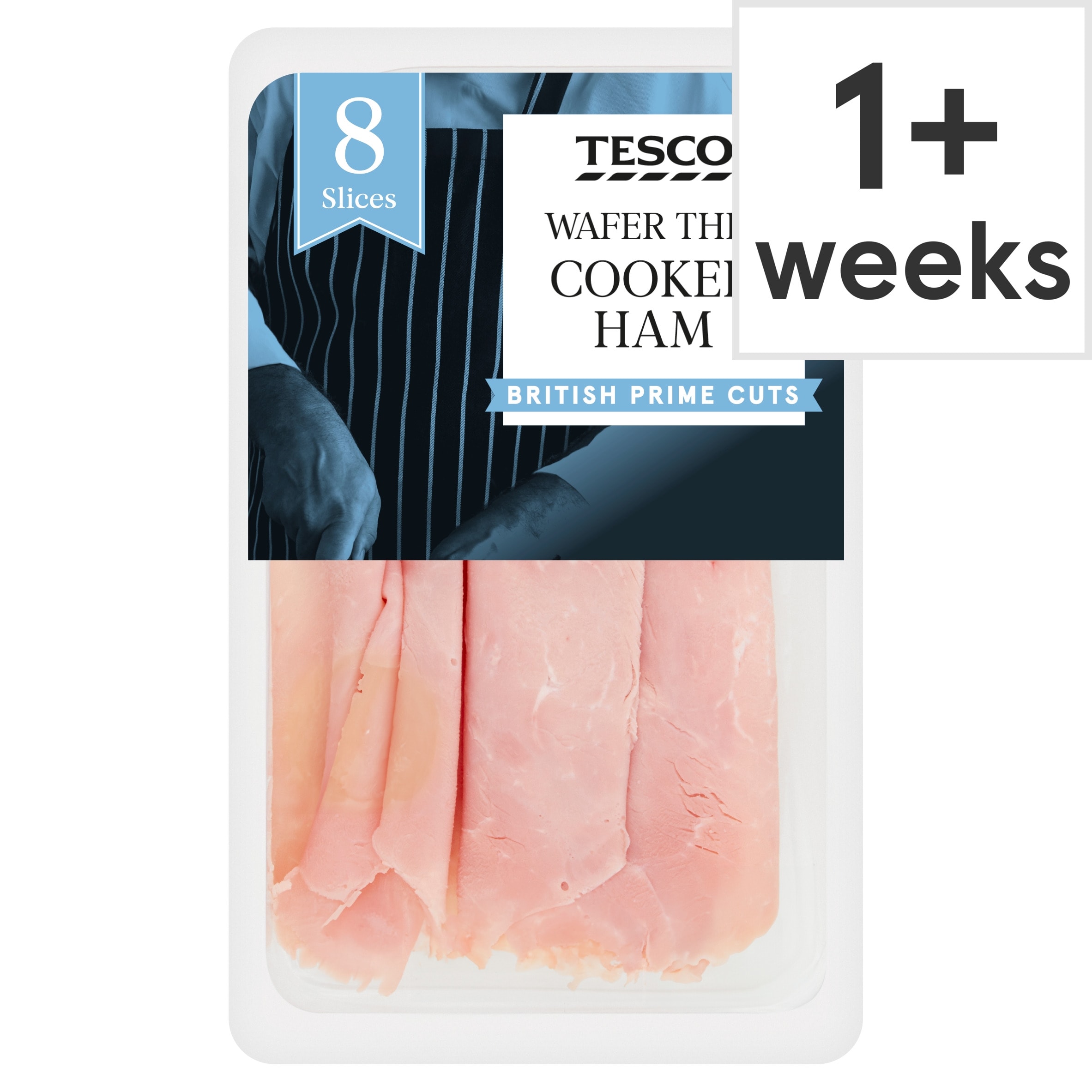 Tesco British Wafer Thin Cooked Ham Slices 120g
