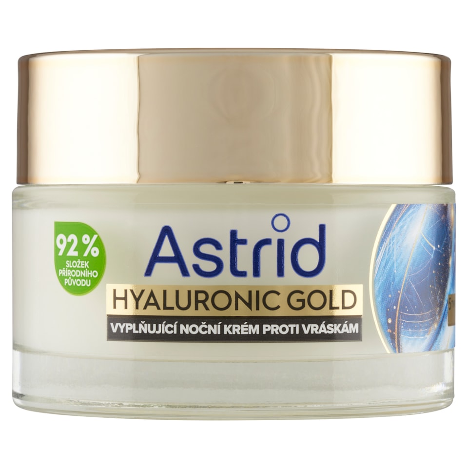 Obrázek 1 pro produkt Astrid Hyaluronic Gold vyplňující noční krém proti vráskám 50ml