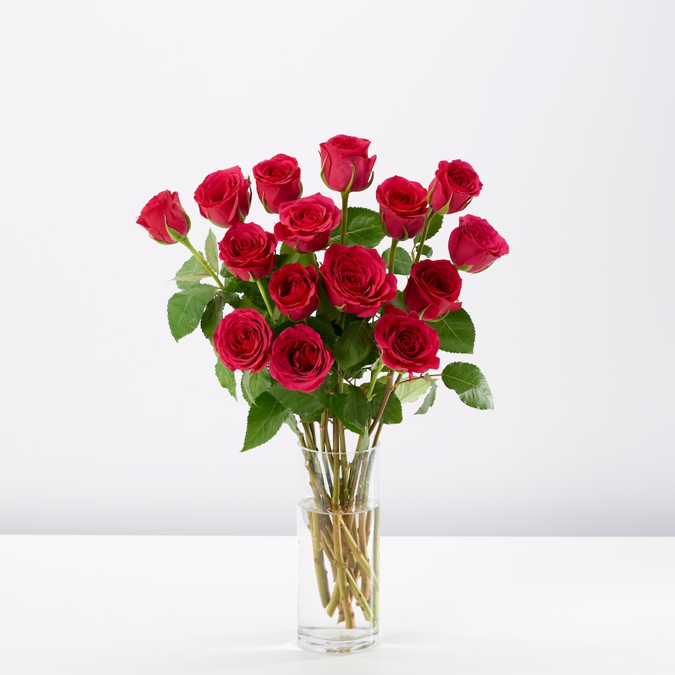image 1 of Tesco Pink Roses Flowers Bouquet