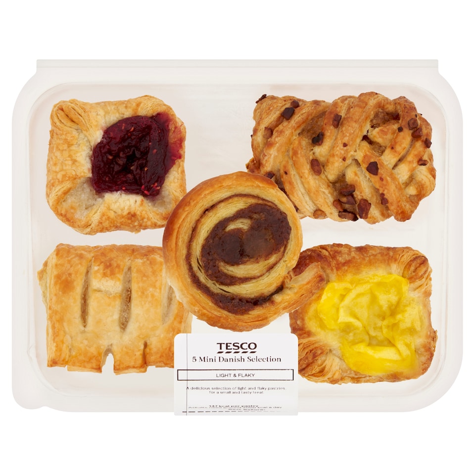 image 1 of Tesco Mini Danish Pastries Selection 5 Pack