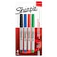 image 1 of Sharpie Permanent Marker Pens Ultra-Fine Point Assorted 4 Pack