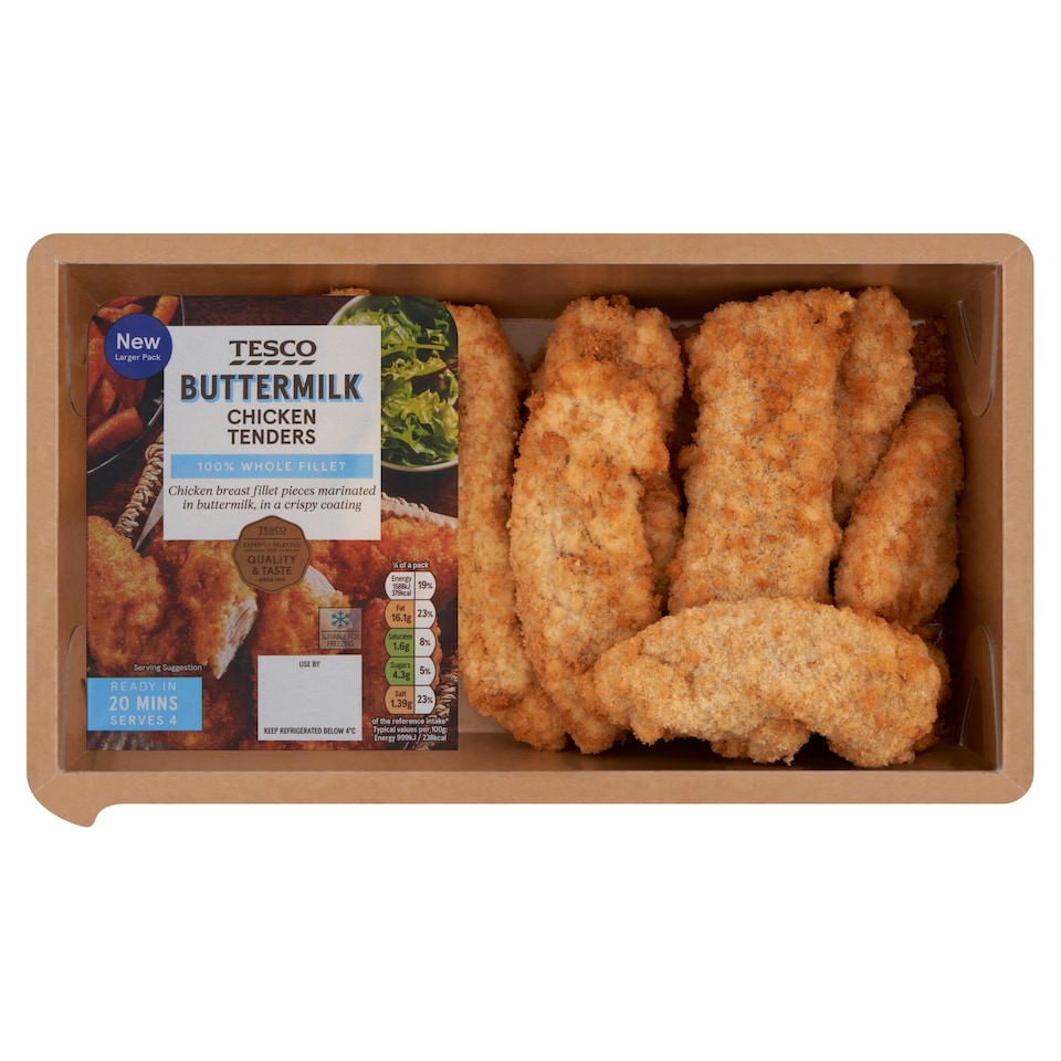 Tesco Breaded Buttermilk  Tenders 710g