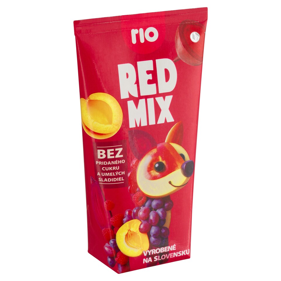 Obrázek 1 pro produkt Rio Red Mix vícedruhový ovocno-zeleninový nápoj 200ml