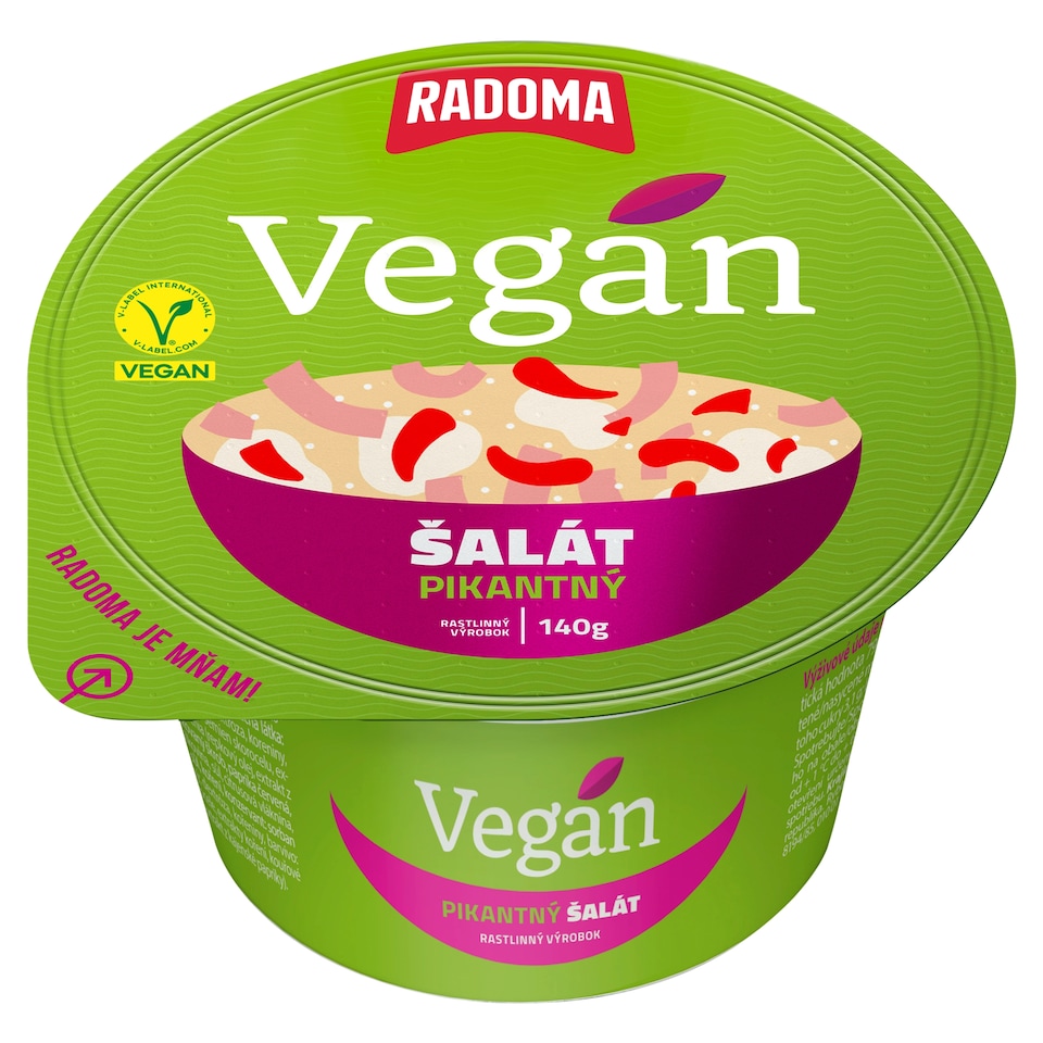 PRETO Radoma Vegan pikantný šalát 140 g