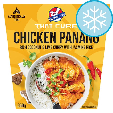 Kitchen Joy Chicken Panang Rich Coconut & Lime Curry with Jasmine Rice ...