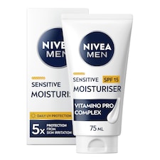 NIVEA MEN Sensitive Moisturiser SPF15 75ml