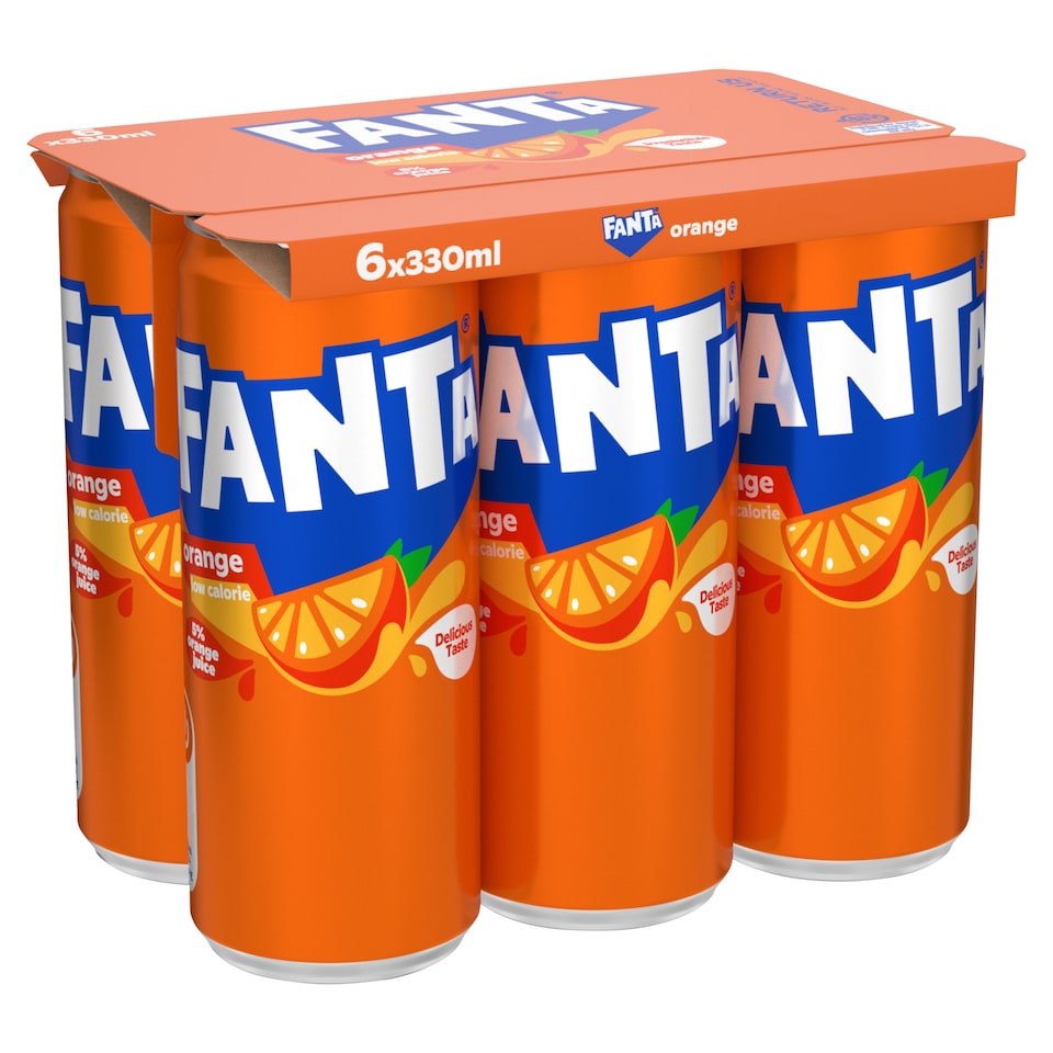 Fanta Orange 6 X 330 Ml Pack