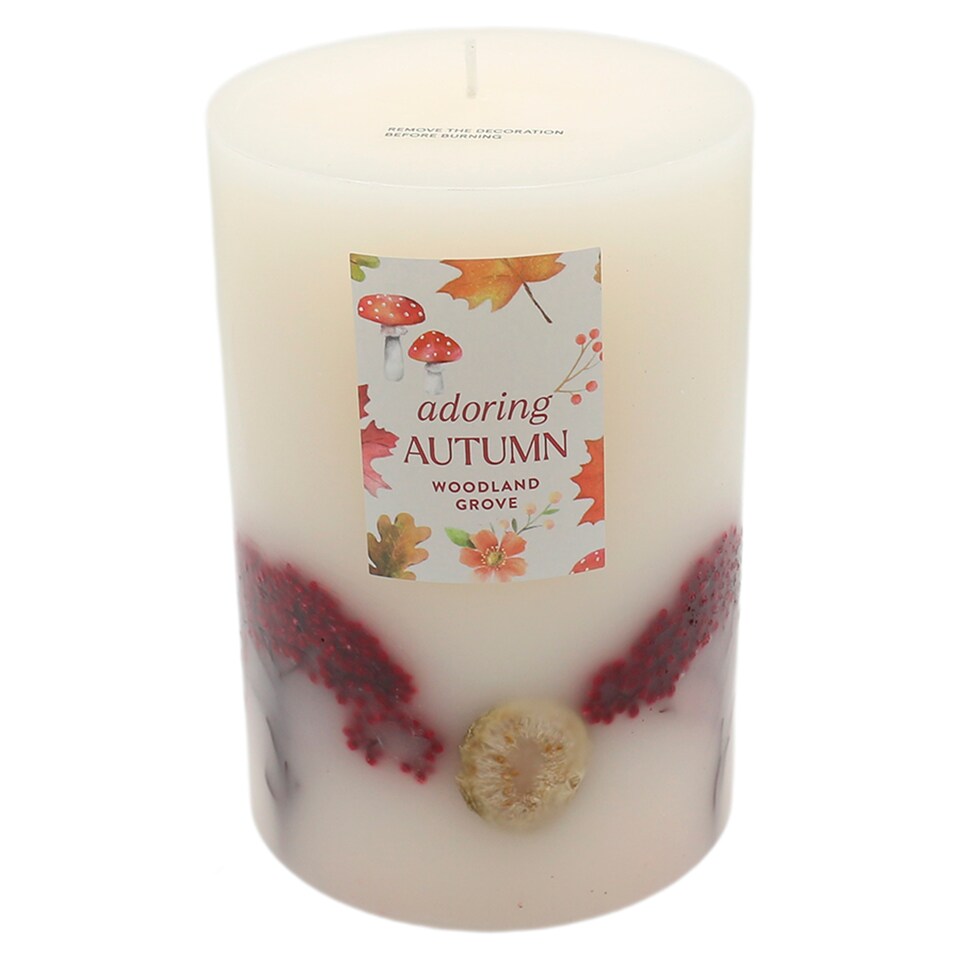 Tesco Autumn Large Inclusion Candle 830g