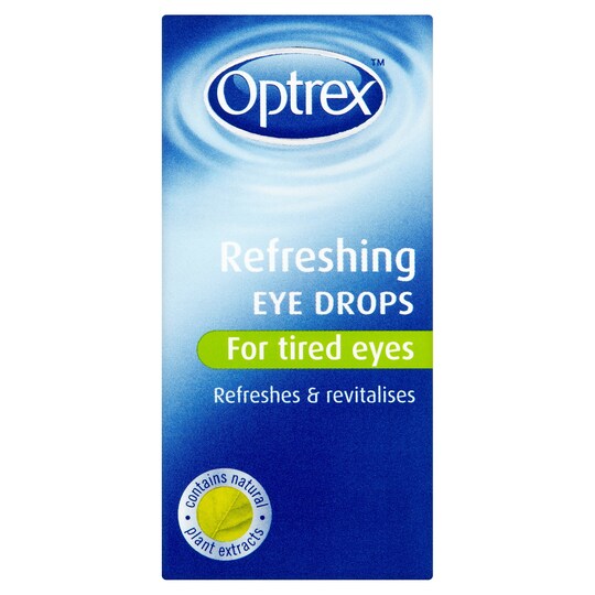 Optrex Refreshing Eye Drops 10Ml Tesco Groceries