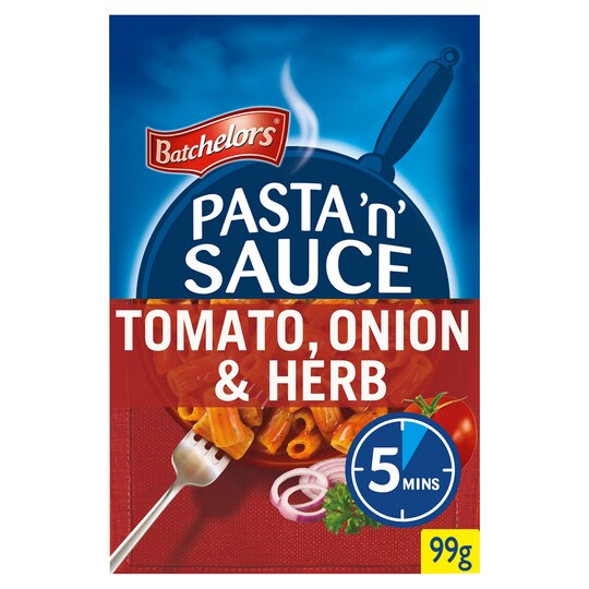 Batchelors Pasta & Sauce Low Fat Tomato Onion & Herb 99G Tesco Groceries