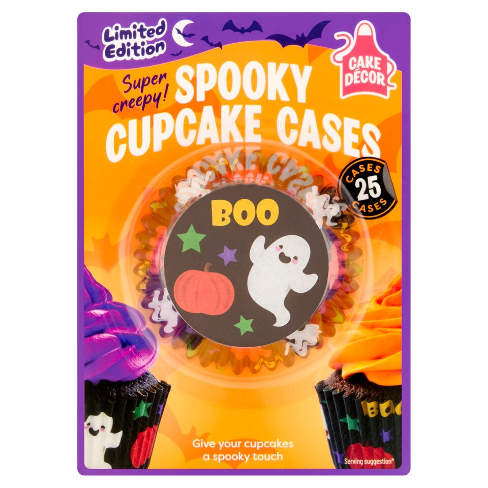 image 1 of Cake Decor Halloween Cupcakes Case 25Pk