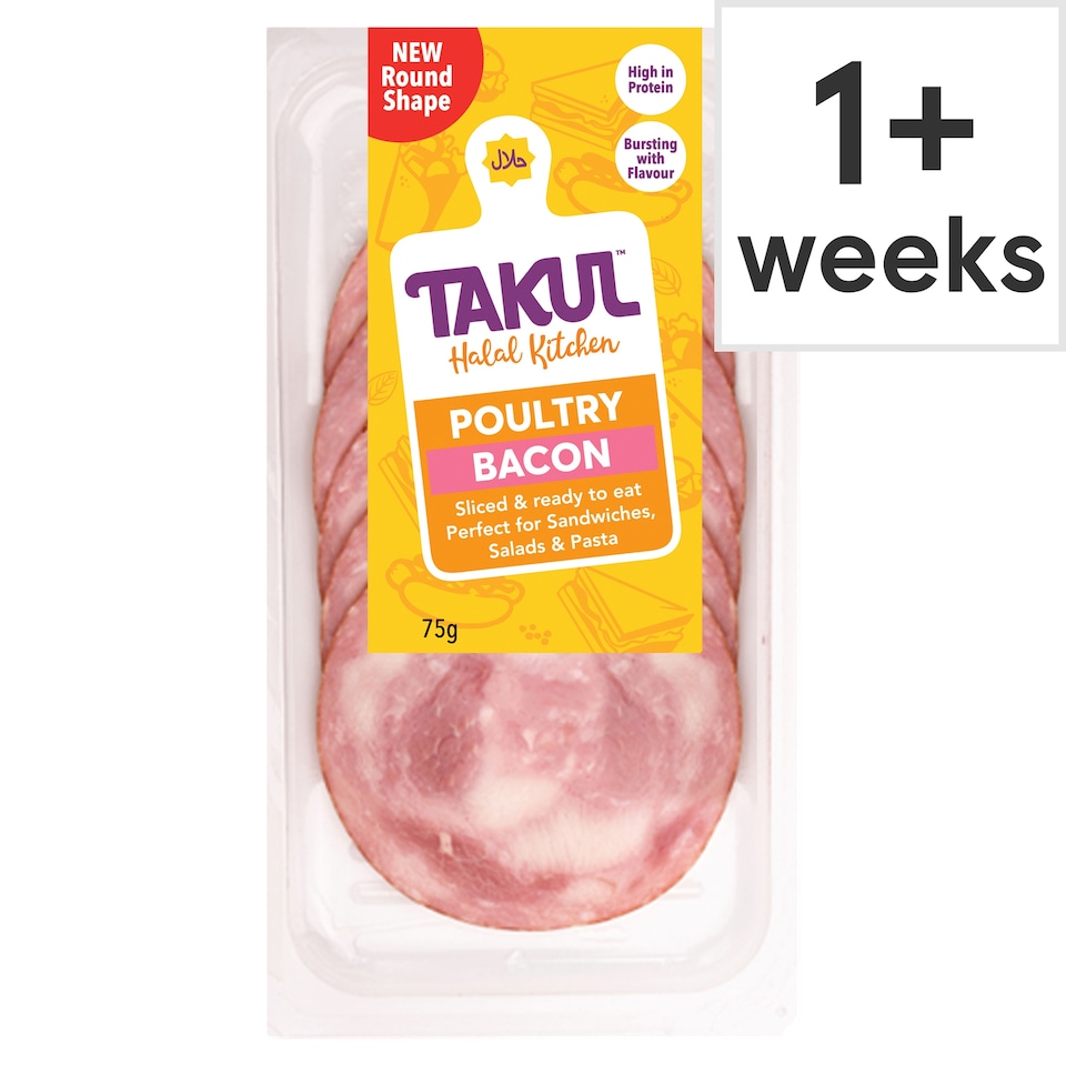 Takul Halal Kitchen Poultry Bacon 75g
