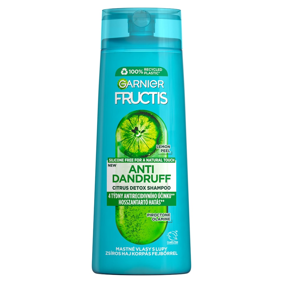 Garnier Fructis Antidandruff Citrus detox shampoo for greasy hair with dandruff 250 ml