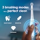 image 2 of Oral-B iO3 Ice Blue Electric Toothbrush + Travel Case