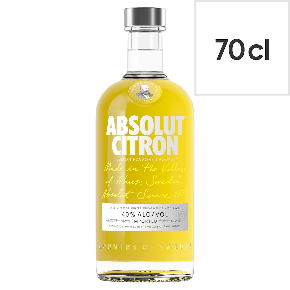 image 1 of Absolut Citron Vodka 70Cl