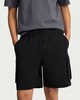 image 1 of F&F Cotton Rich Cargo Shorts in Black