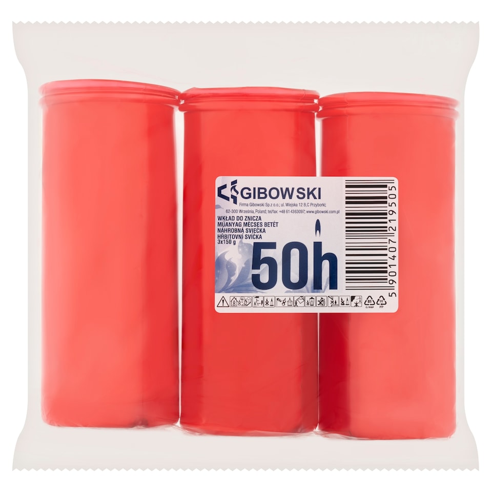 Gibowski Cemetery Candle 3 x 150g