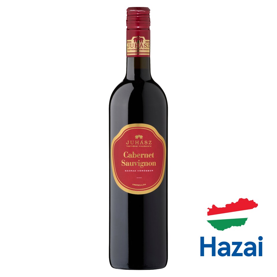 Juhász Felső-Magyarországi Cabernet Sauvignon száraz vörösbor 13% 750 ml 1. kép