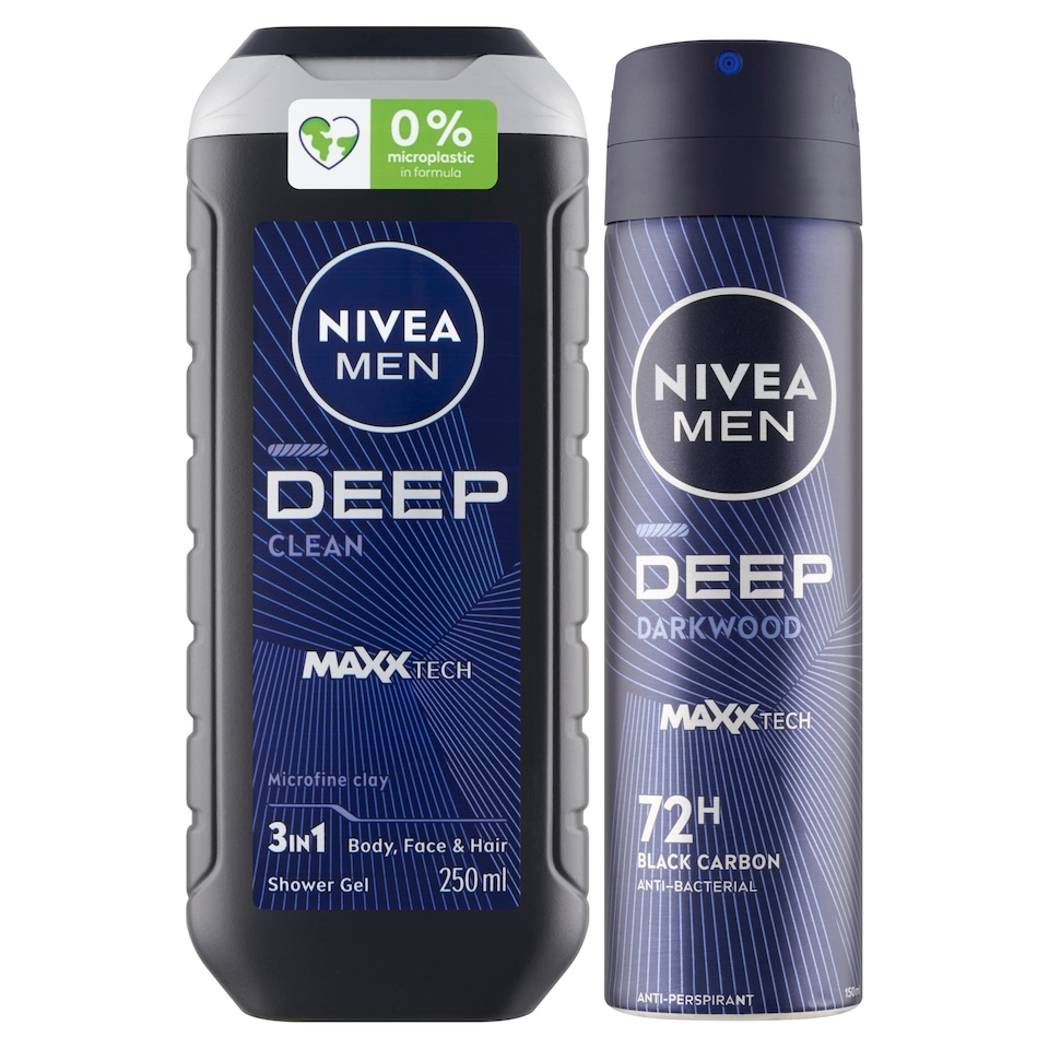 Obrázek 1 pro produkt Nivea Men Deep Impact Maxx Clean Duo Dárková sada