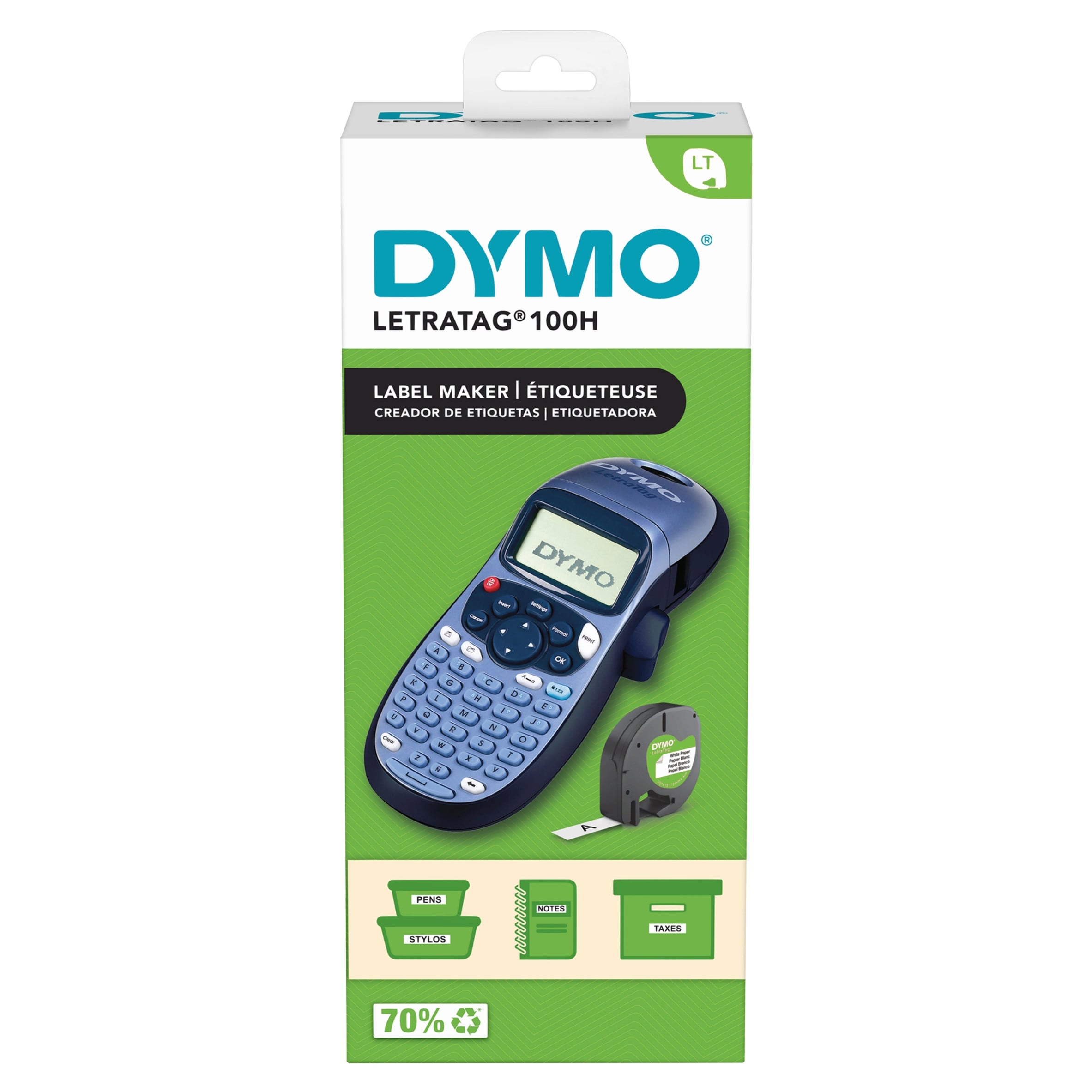 Dymo Letratag 100H Labelmaker Black - Label Writers - Handheld Label Makers