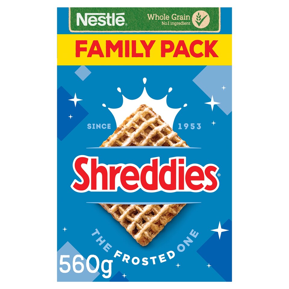 image 1 of Nestle Shreddies Frosted Cereal 560G