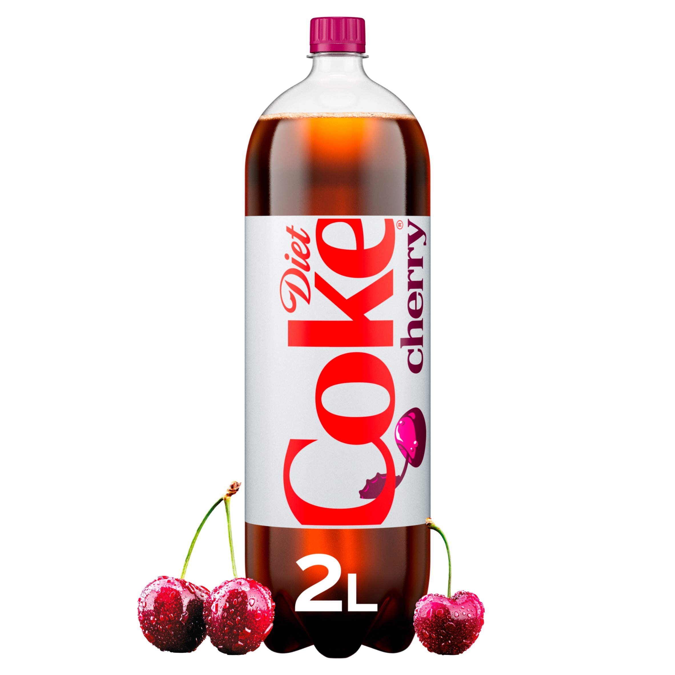 Diet Coke Cherry Soft Drink Bottle 2L