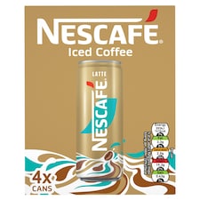 NESCAFE Iced Coffee Latte 4x250ML