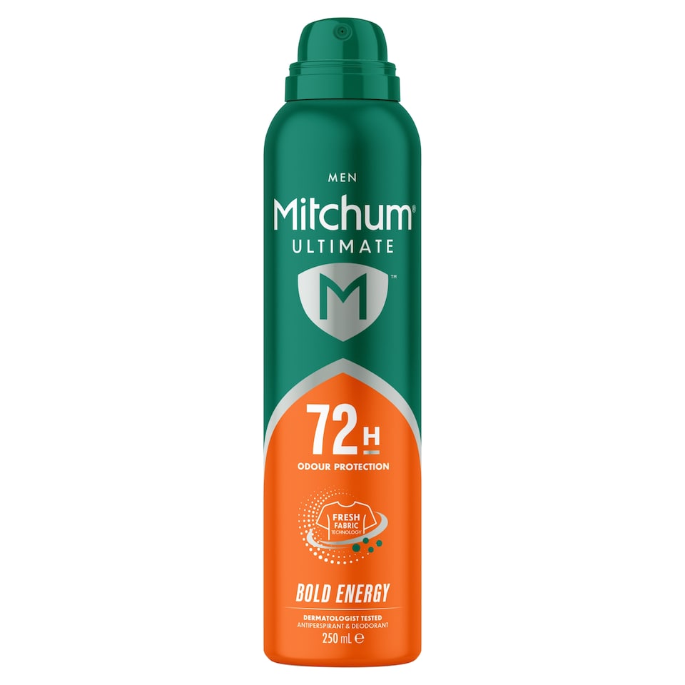 image 1 of Mitchum Men Ultimate 72H Bold Energy Anti Perspirant & Deodorant 250ml