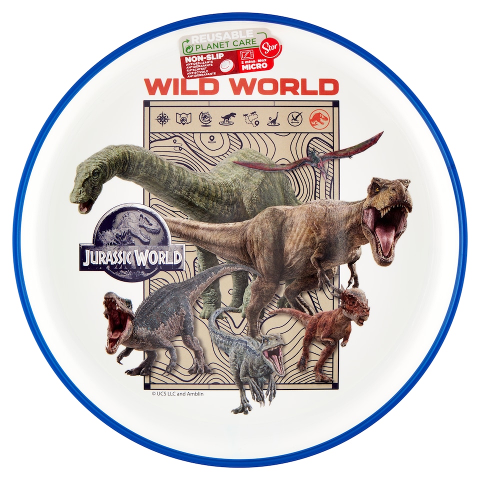 Stor Jurassic World Wild talíř