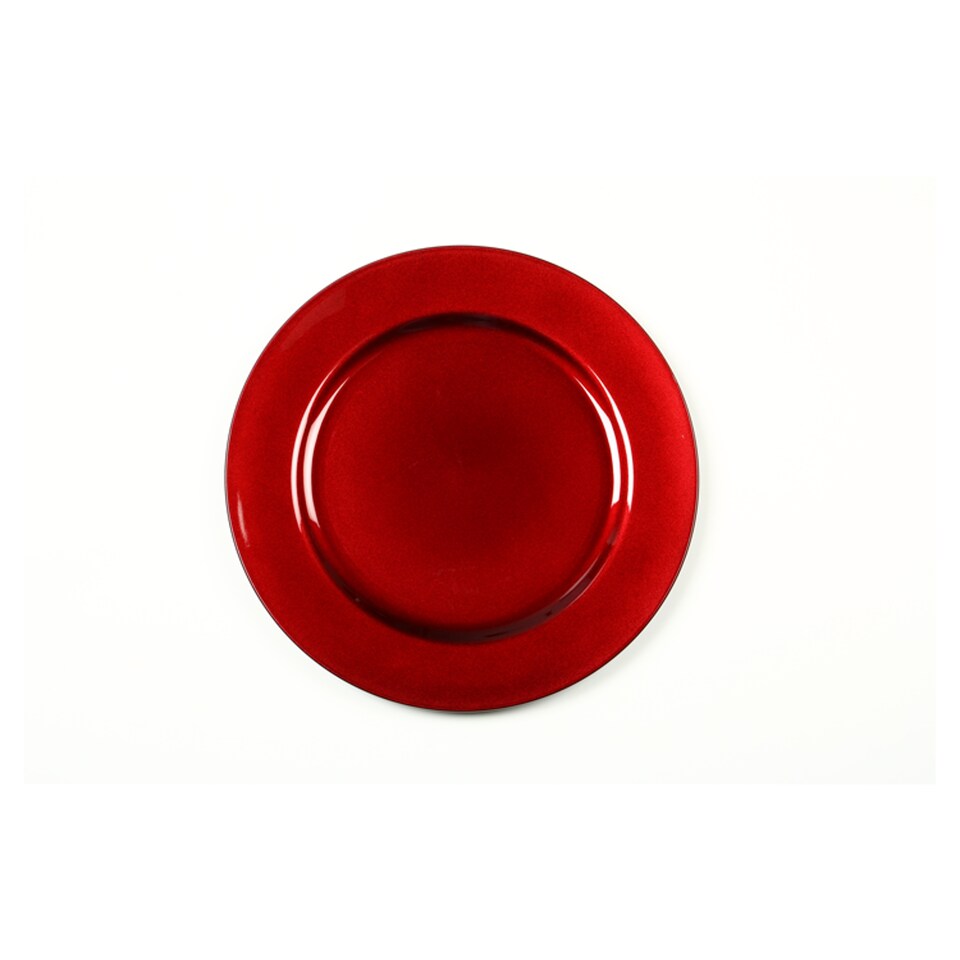 Tesco Charger Plate Bordeaux