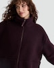 image 1 of F&F Fleece Zip Through Pyjama Jacket in Burgundy