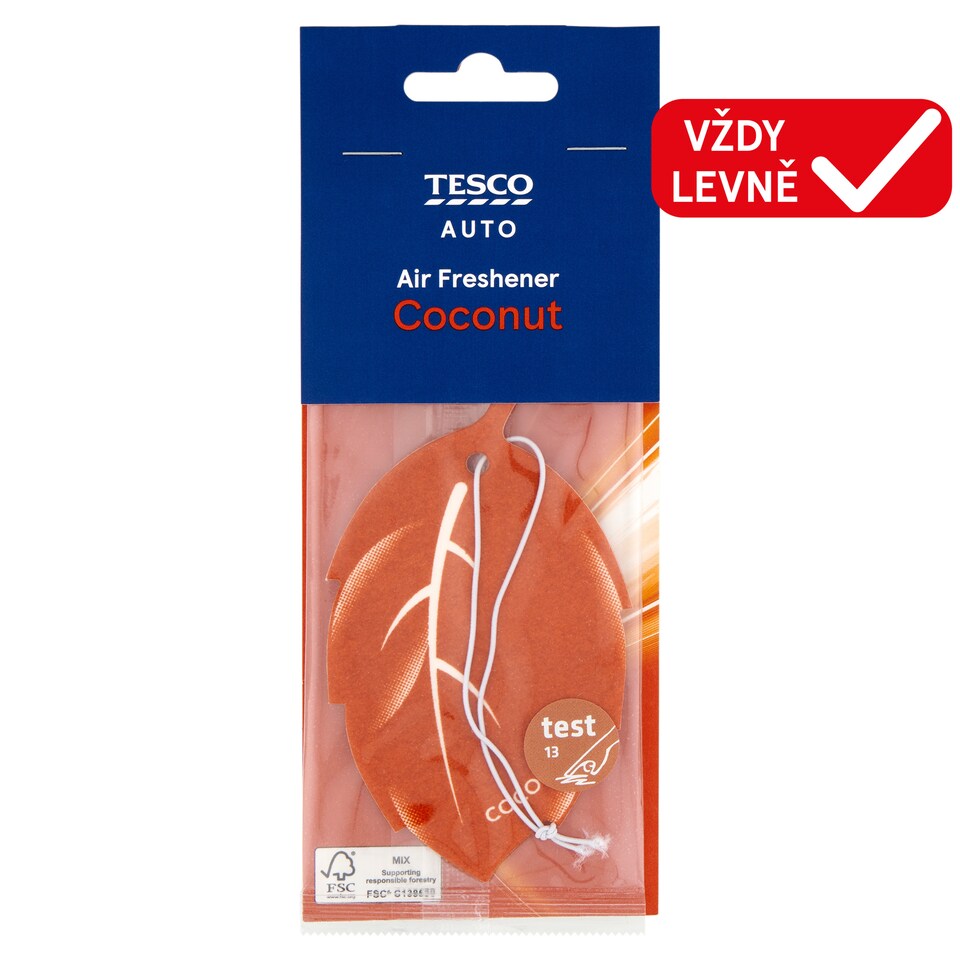 Tesco Auto Osvěžovač vzduchu vůně kokos 1 ks