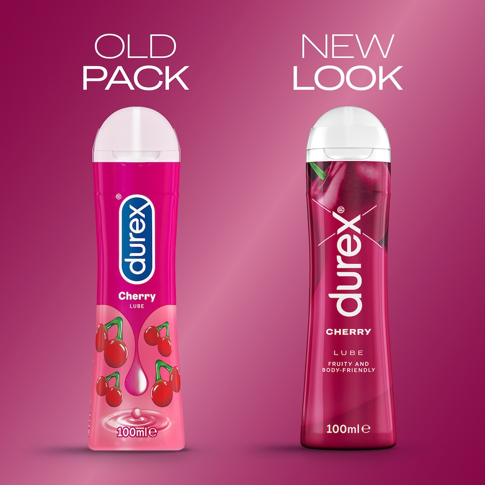 image 1 of Durex Water Based Flavoured Edible Lube - Cherry 100ml