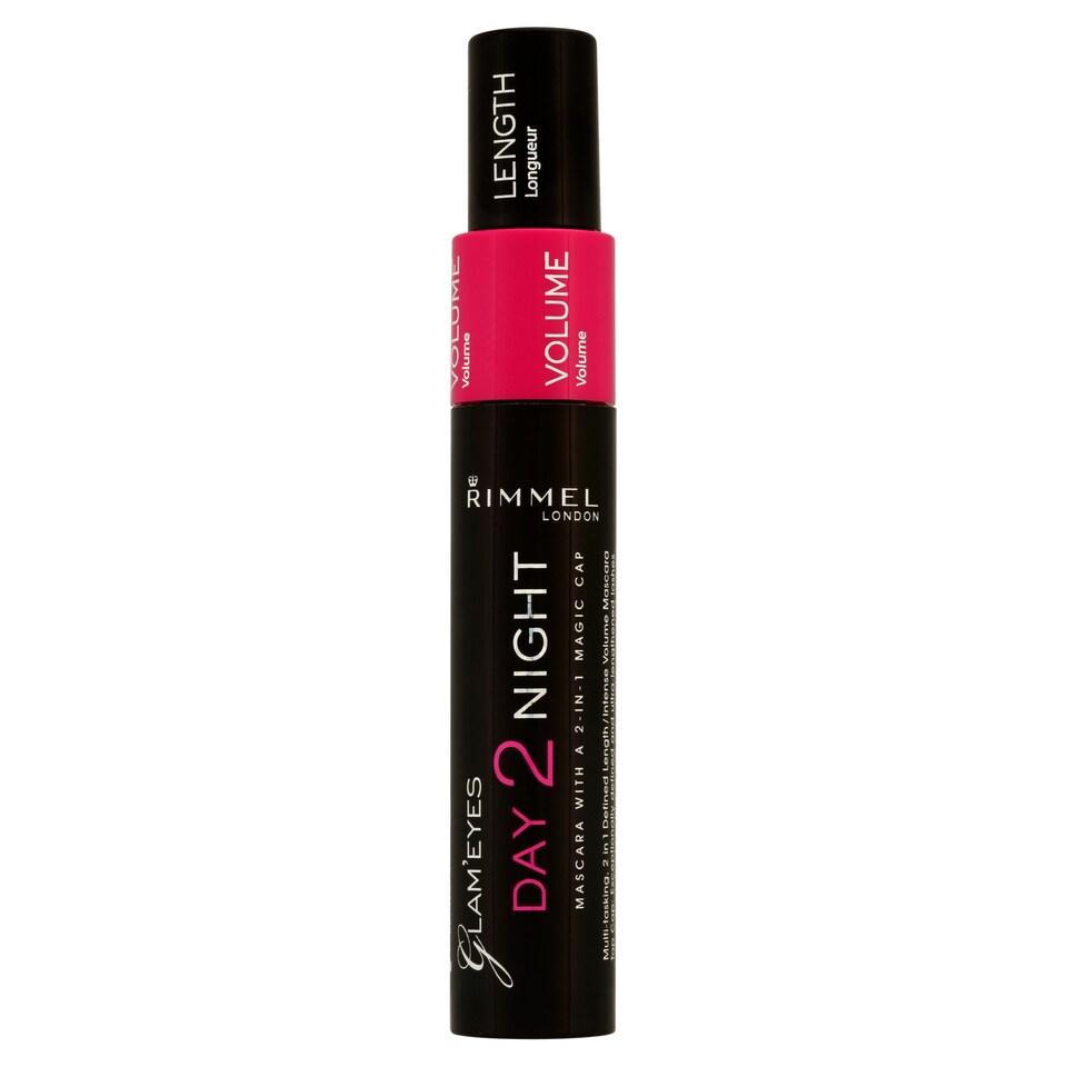 image 1 of Rimmel Day 2 Night Mascara Black 9.5Ml