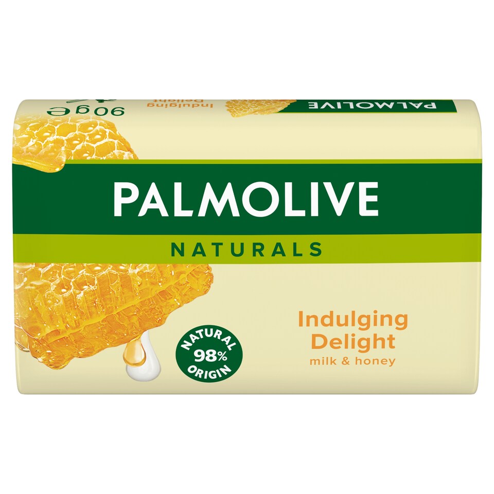 image 1 of Palmolive Naturals Indulging Delight Milk& Honey Bar Soap 90 g