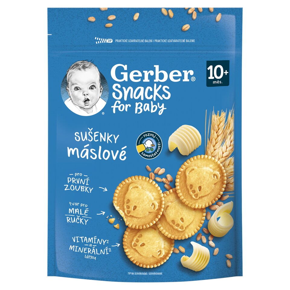 Gerber vajas babakeksz 10 hónapos kortól 180 g