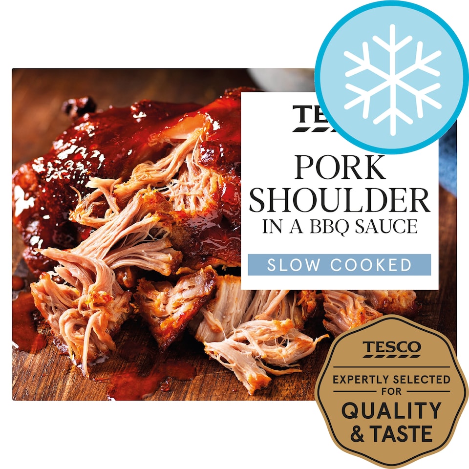Tesco Pork Shoulder In A Bbq Sauce 465G Tesco Groceries