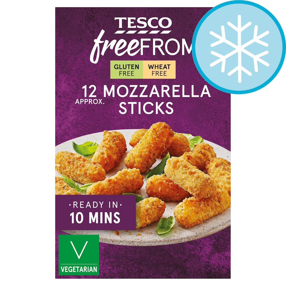 Tesco Free From 12 Mozzarella Sticks 180g