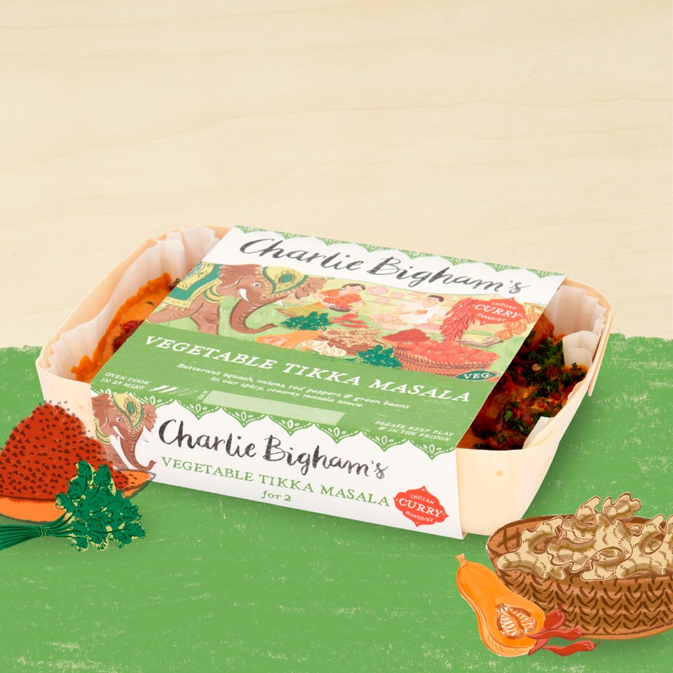 image 1 of Charlie Bigham's Vegetable Tikka Masala 460g