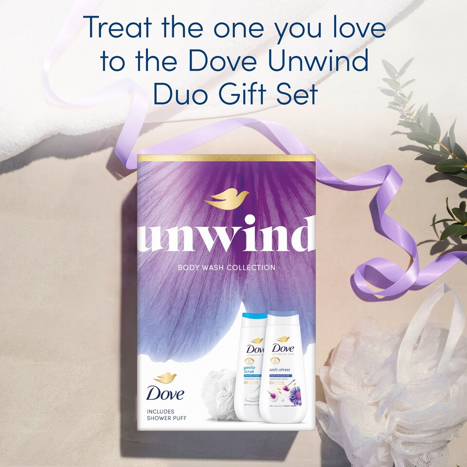 image 1 of Dove Unwind Bodywash Collection Gift Set