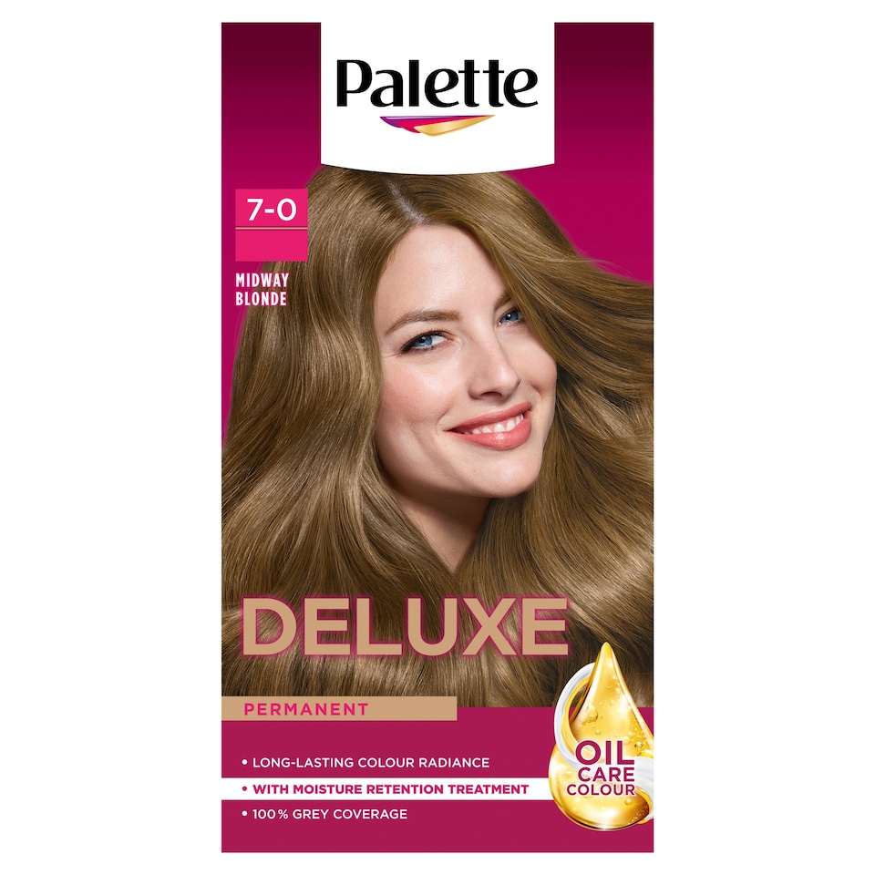 image 1 of Palette Deluxe Permanent Hair Dye - 7-0 Midway Blonde 