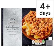 Tesco Finest British Bramley Apple Crumble 250g