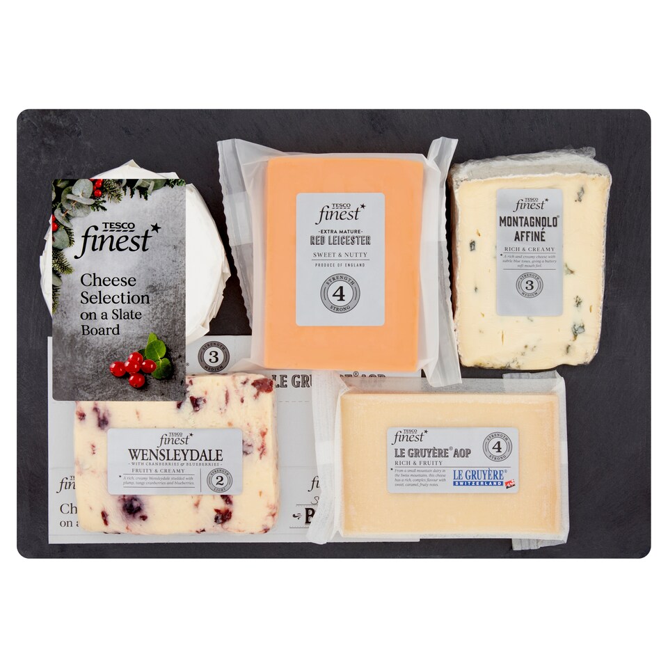 Tesco Finest Cheese Selection Slate Board 540G